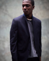 Textured Logo Tee | Kenneth Cole NAVY MIX