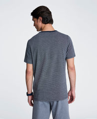 Textured Logo Tee | Kenneth Cole NAVY MIX