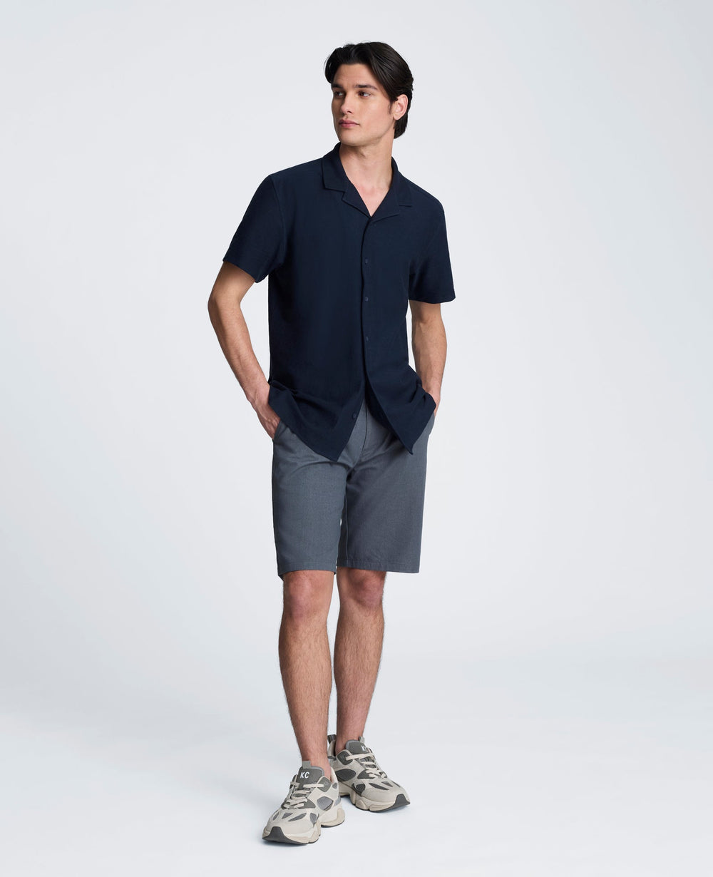 Knit Camp Shirt | Kenneth Cole NAVY