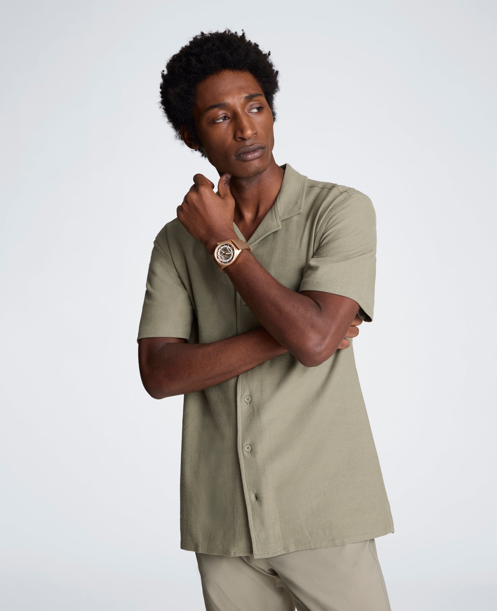 Knit Camp Shirt | Kenneth Cole SAGE