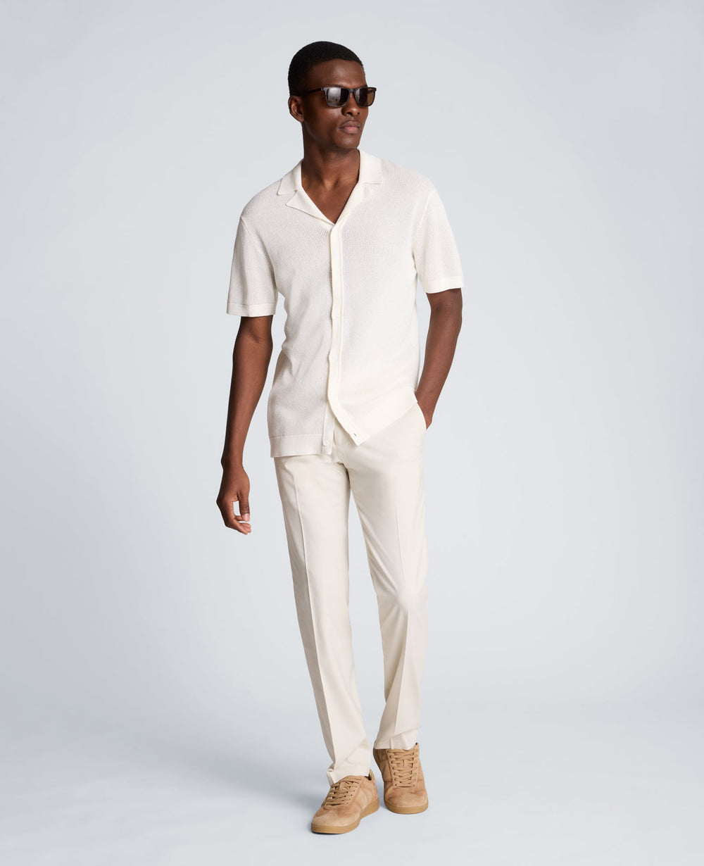 Knit Camp Shirt | Kenneth Cole WHITE