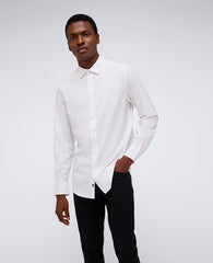 White Slim Fit Shirt – Water-Resistant & Stretch | KC | Kenneth Cole WHITE