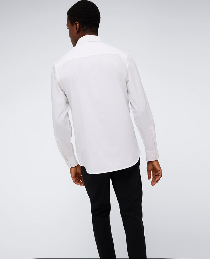 White Slim Fit Shirt – Water-Resistant & Stretch | KC | Kenneth Cole WHITE