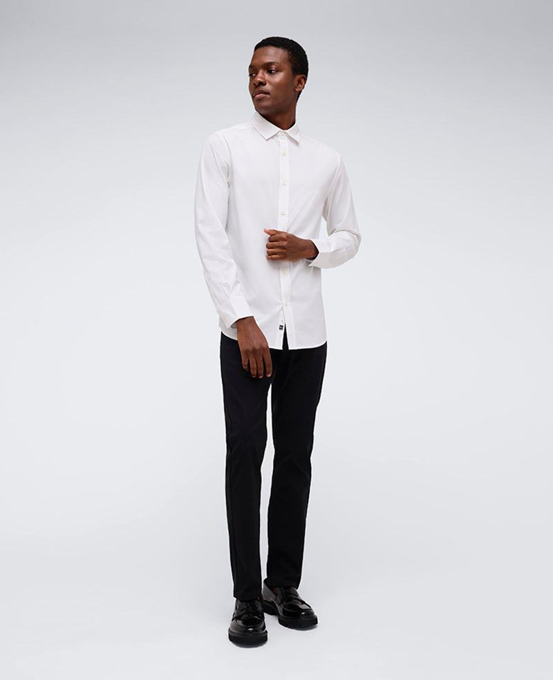 White Slim Fit Shirt – Water-Resistant & Stretch | KC | Kenneth Cole WHITE