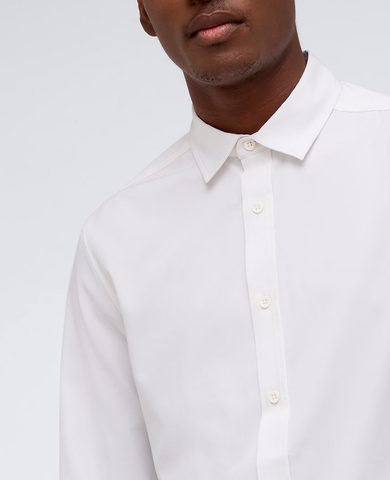 White Slim Fit Shirt – Water-Resistant & Stretch | KC | Kenneth Cole WHITE