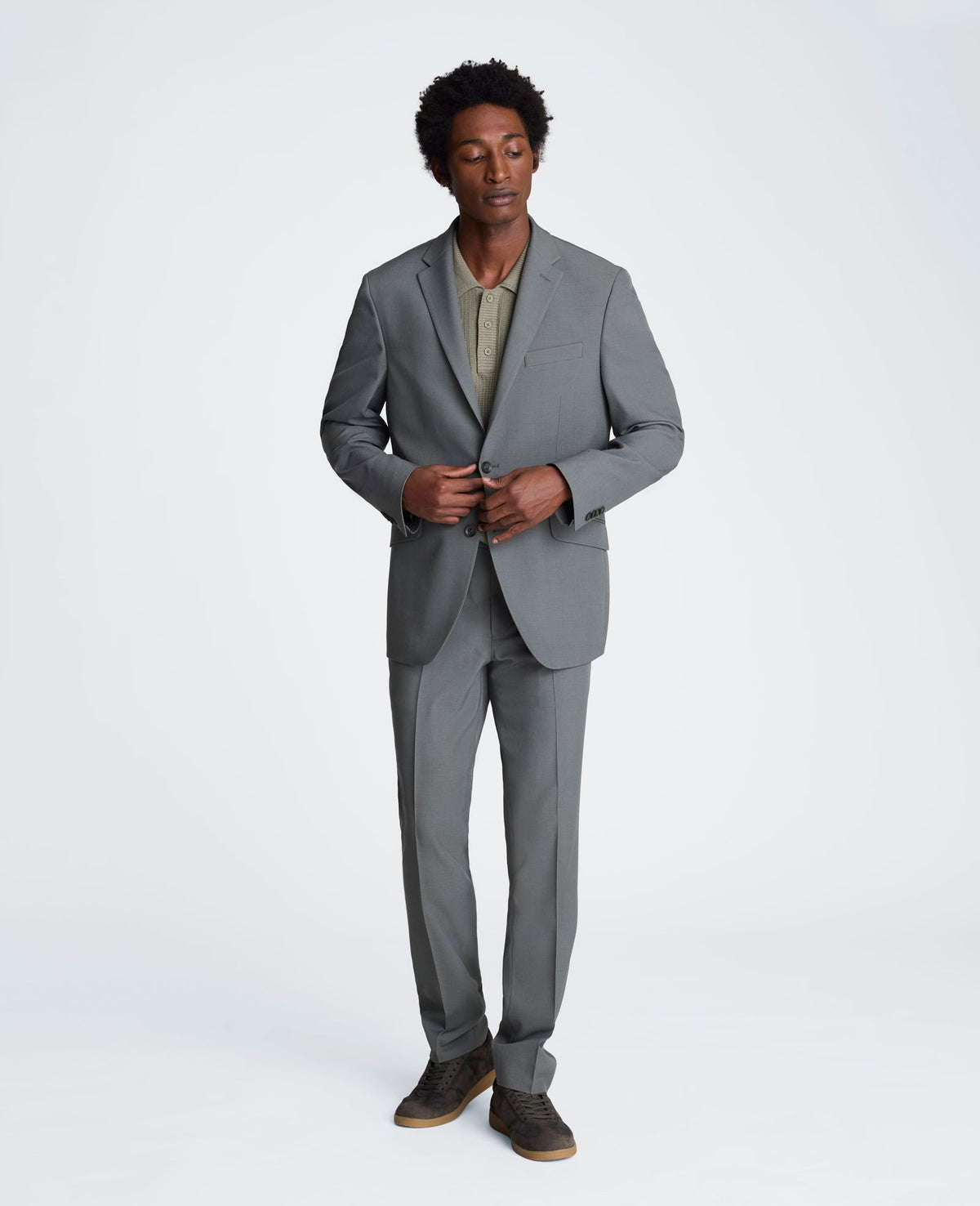 Ready Flex Slim-Fit Stretch Suit | Kenneth Cole GREEN