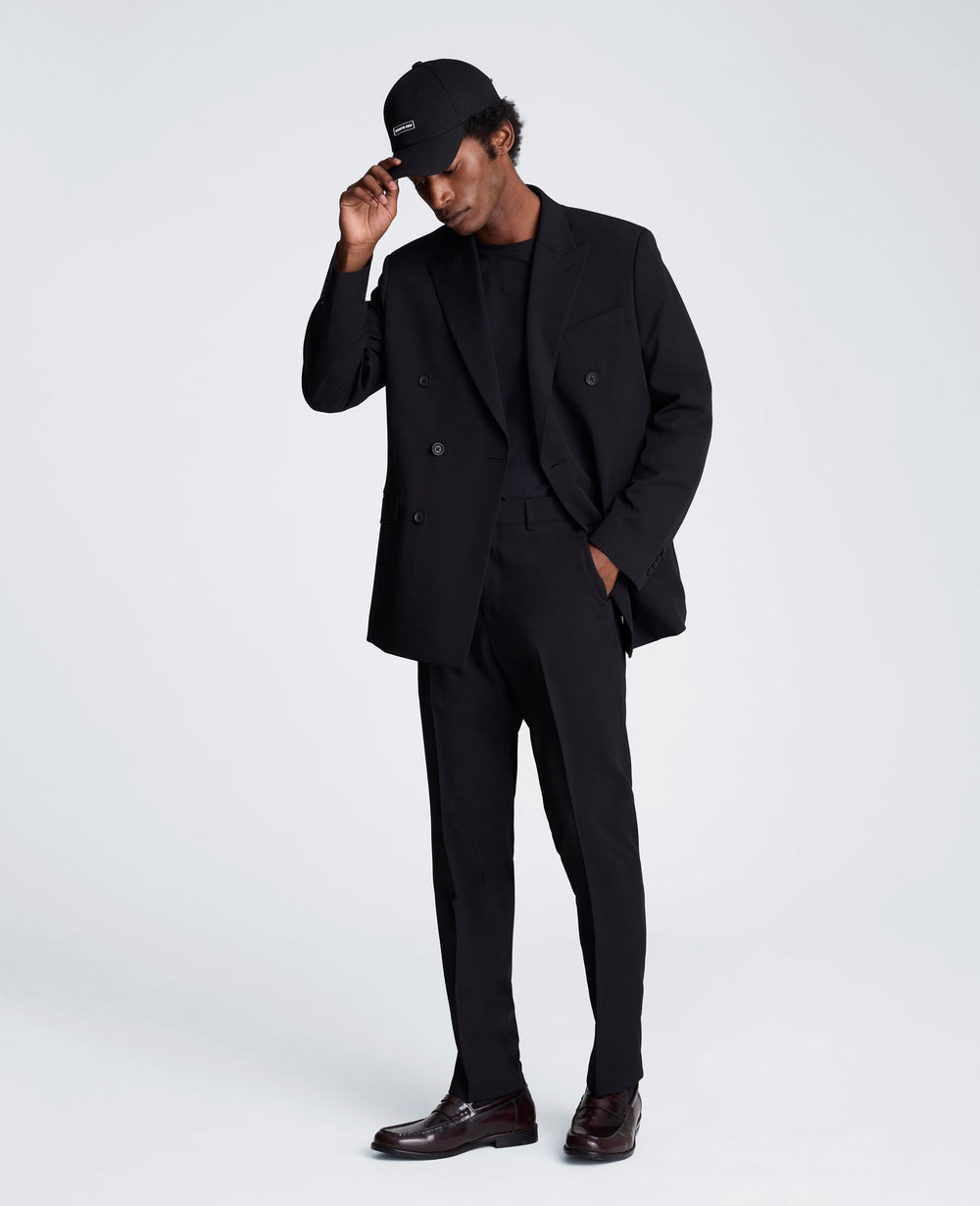 Ready Flex Slim-Fit Double-Breasted Suit | Kenneth Cole BLACK