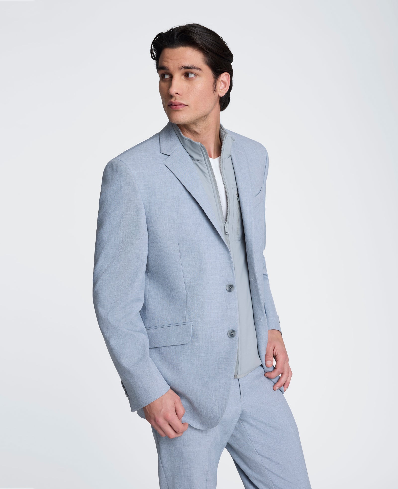 Ready Flex Slim-Fit Stretch Suit | Kenneth Cole PALE BLUE
