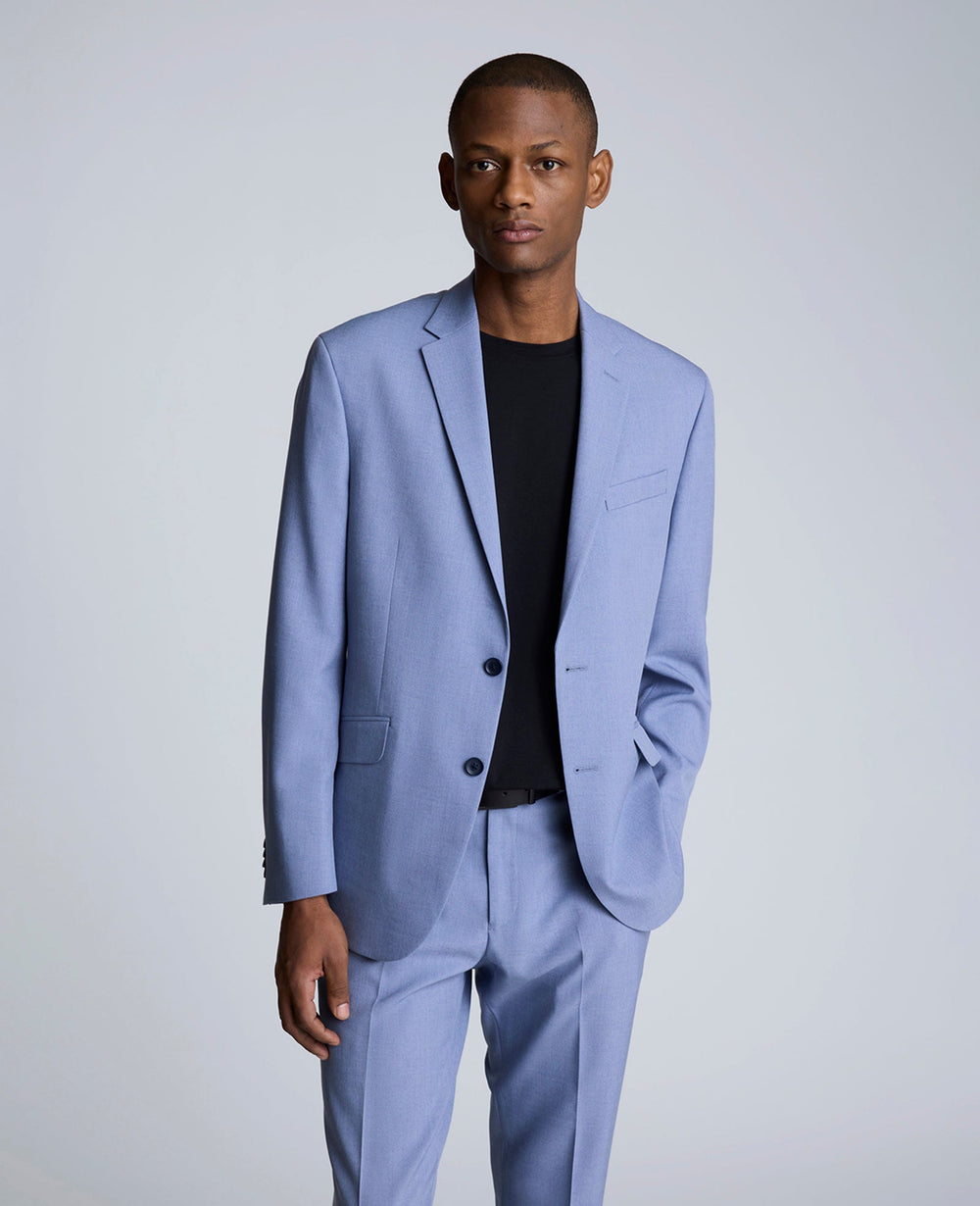 Shop Light Blue Slim Fit Suit | Stretch Tailoring | Kenneth Cole | Kenneth Cole LIGHT BLUE