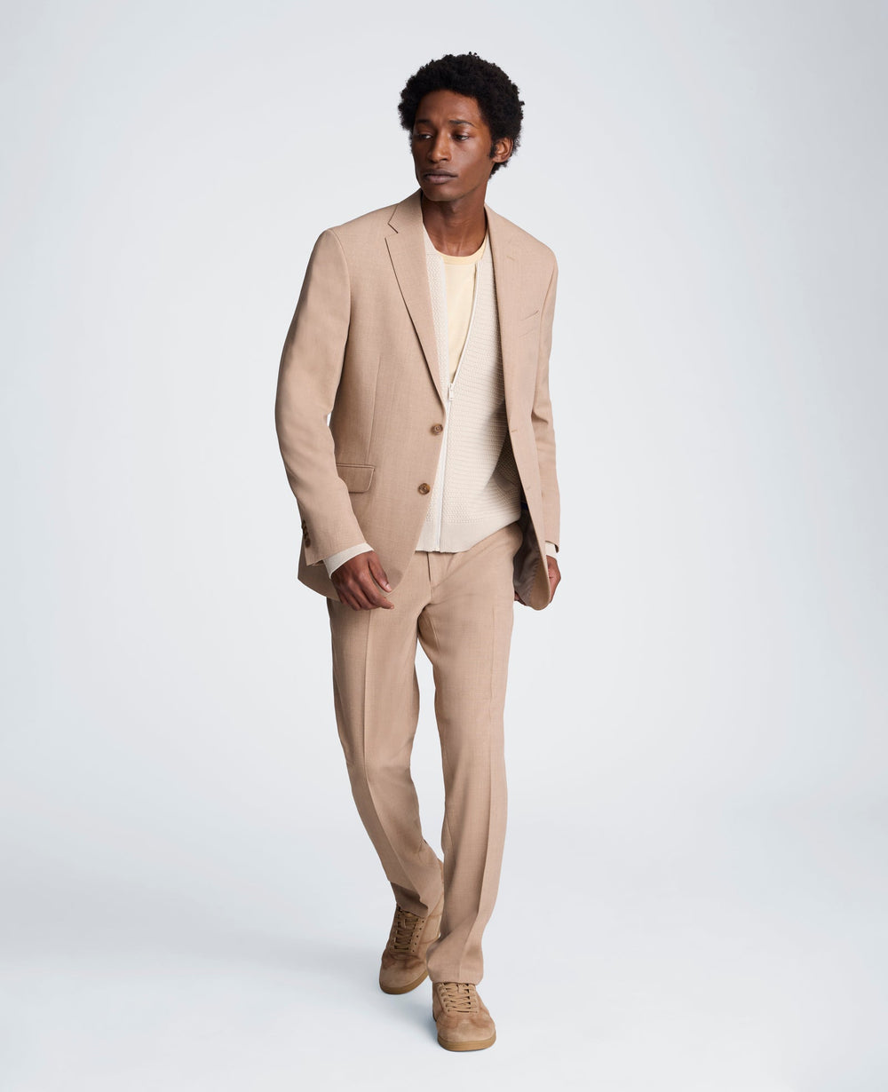 Tan Slim Fit Suit with Stretch | Modern Look | Kenneth Cole | Kenneth Cole TAN