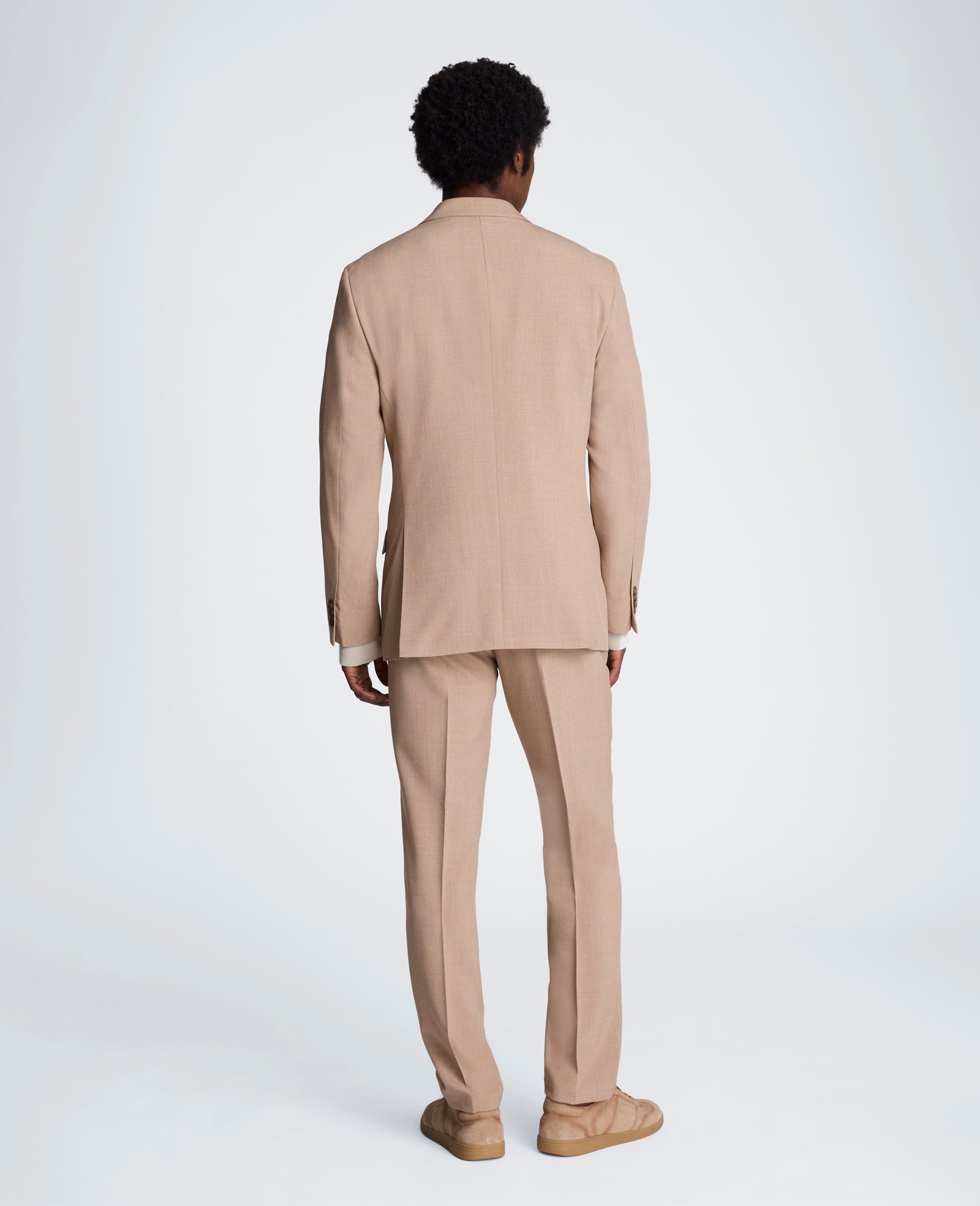 Tan Slim Fit Suit with Stretch | Modern Look | Kenneth Cole | Kenneth Cole TAN