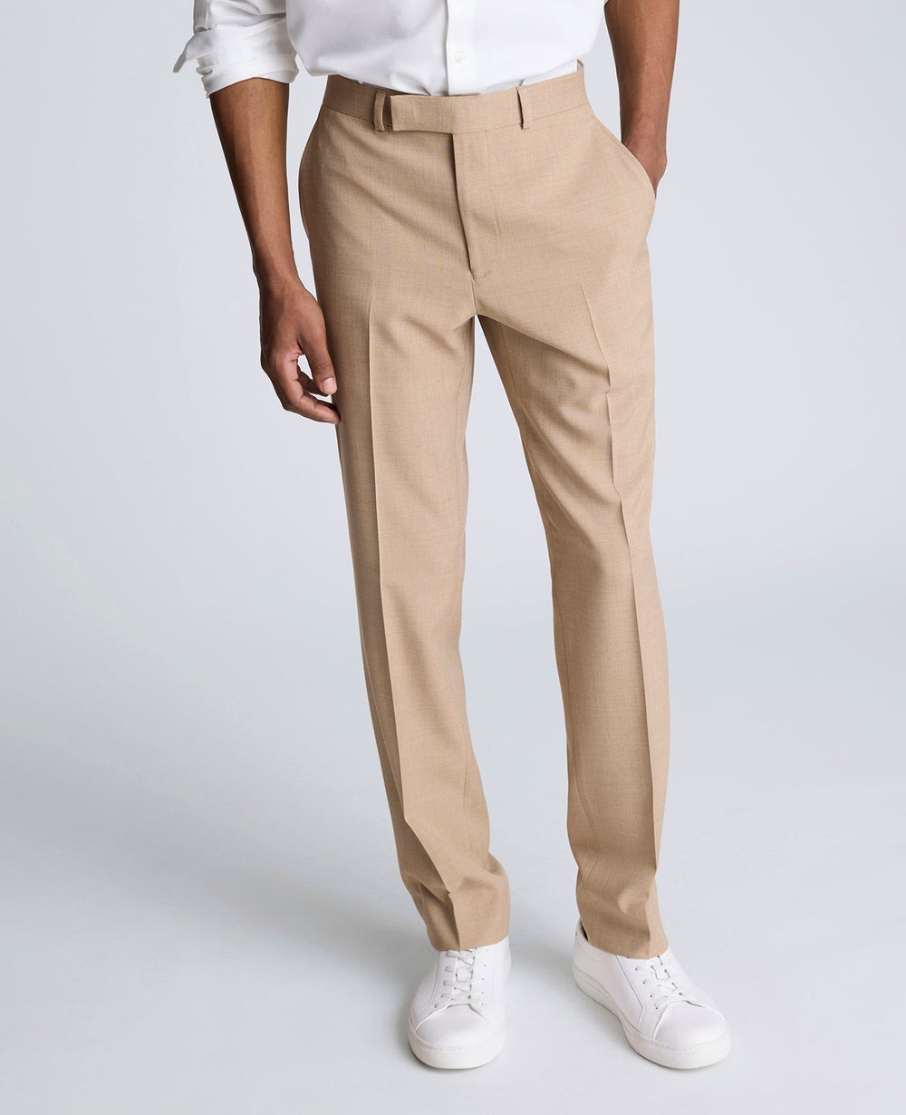 Tan Slim Fit Suit with Stretch | Modern Look | Kenneth Cole | Kenneth Cole TAN