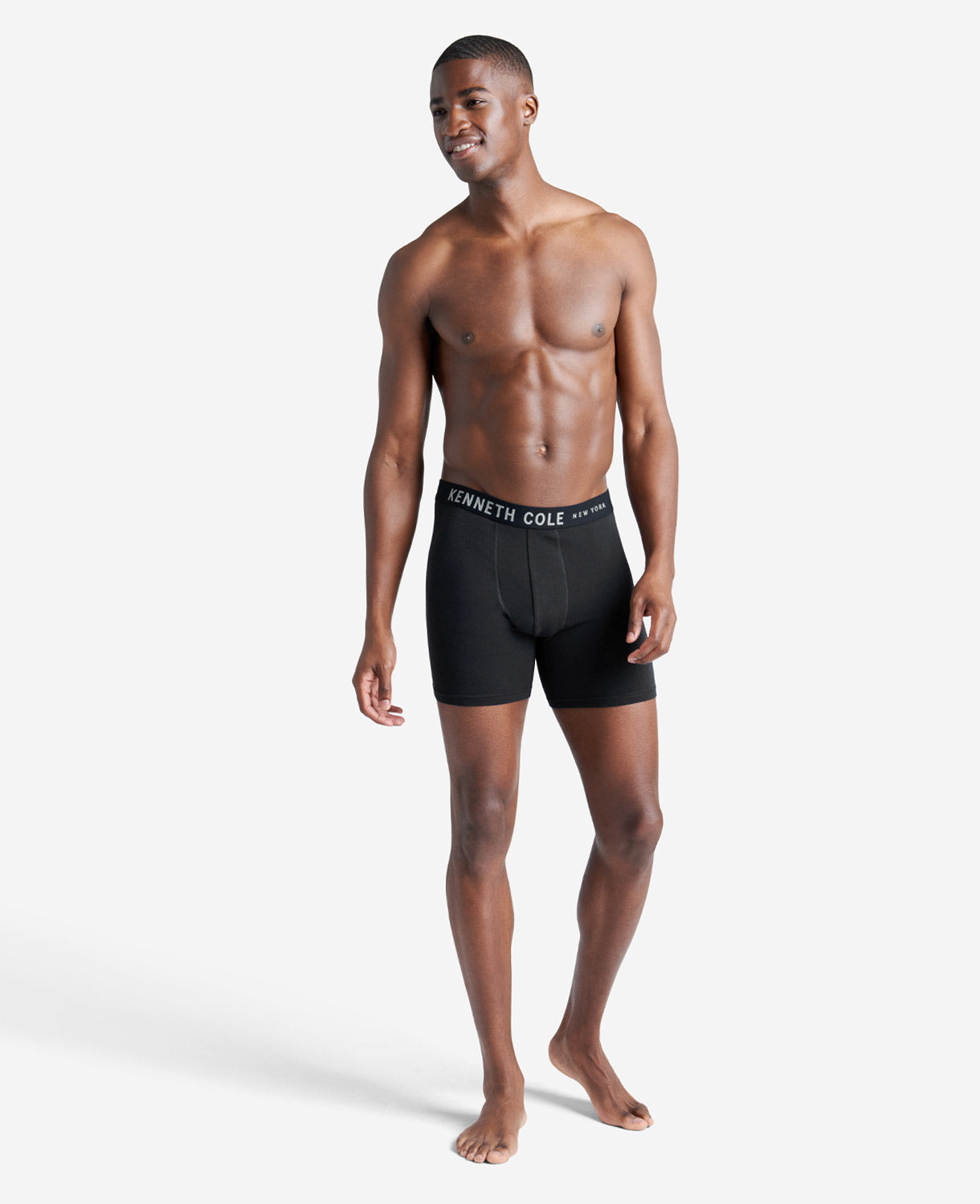 3-Pack Black Boxer Briefs – Cotton Modal Stretch | KC | Kenneth Cole BLACK