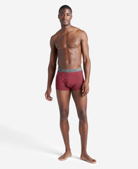 3-Pack Stretch Boxer Briefs – Black/Cabernet | Kenneth Cole | Kenneth Cole BLK/CABERNET/HEATHER CHARCOAL