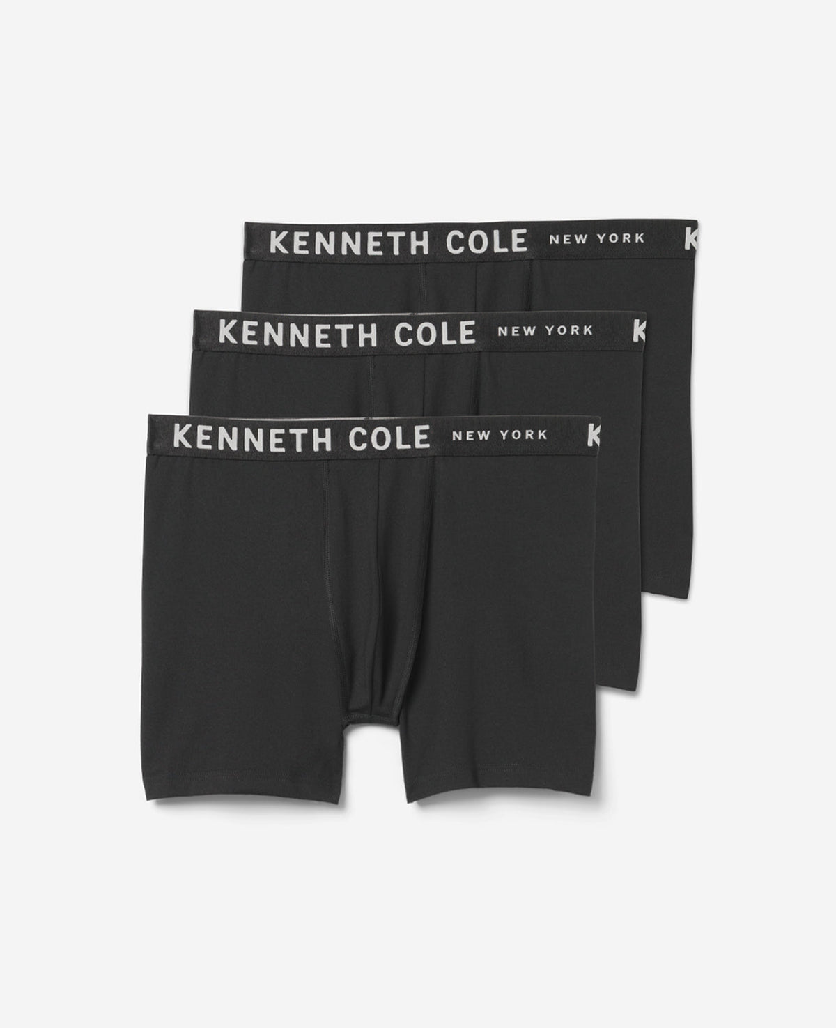 3-Pack Micro Stretch Boxer Briefs – Breathable & Flexible | Kenneth Cole BLACK