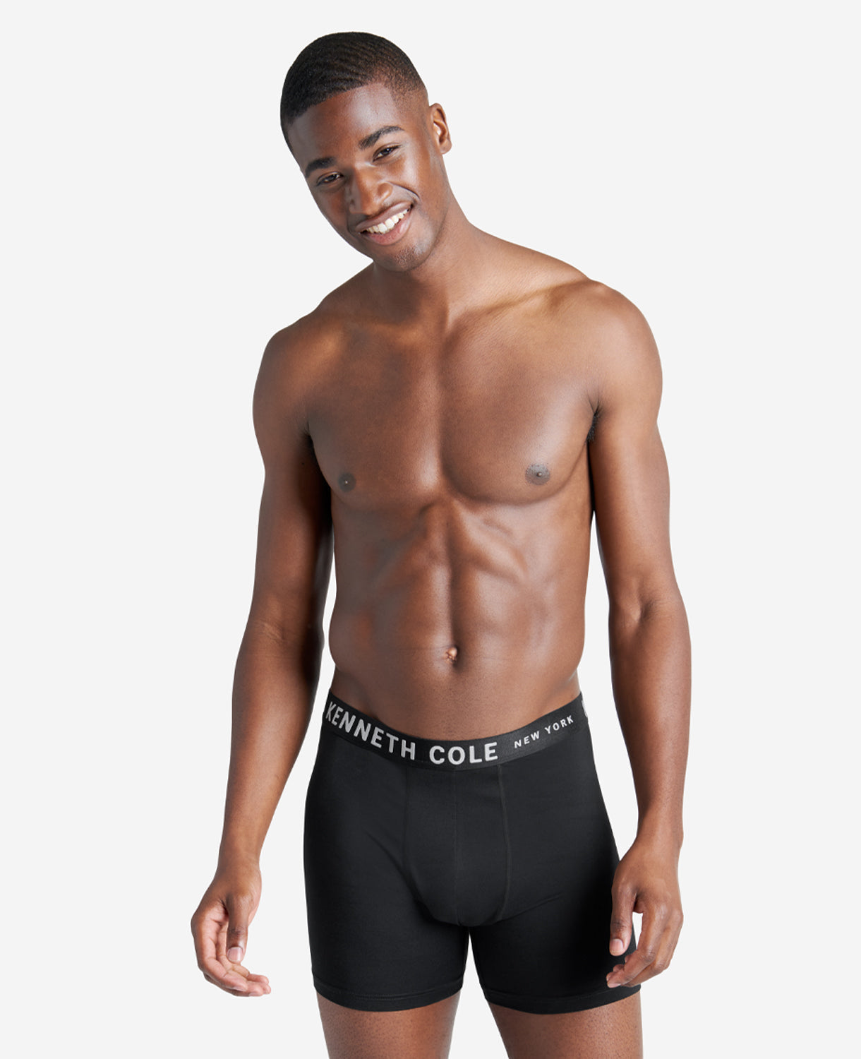 3-Pack Micro Stretch Boxer Briefs – Breathable & Flexible | Kenneth Cole BLACK