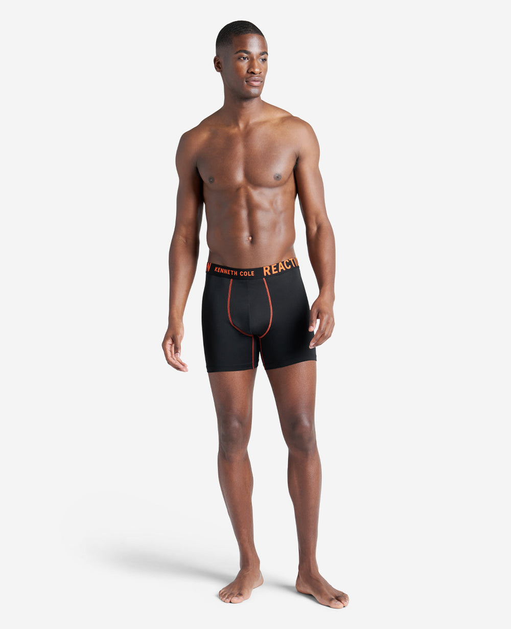 3-Pack Micro Stretch Boxer Briefs – Recycled Comfort | KC | Kenneth Cole BLACK/POPBLACKWB