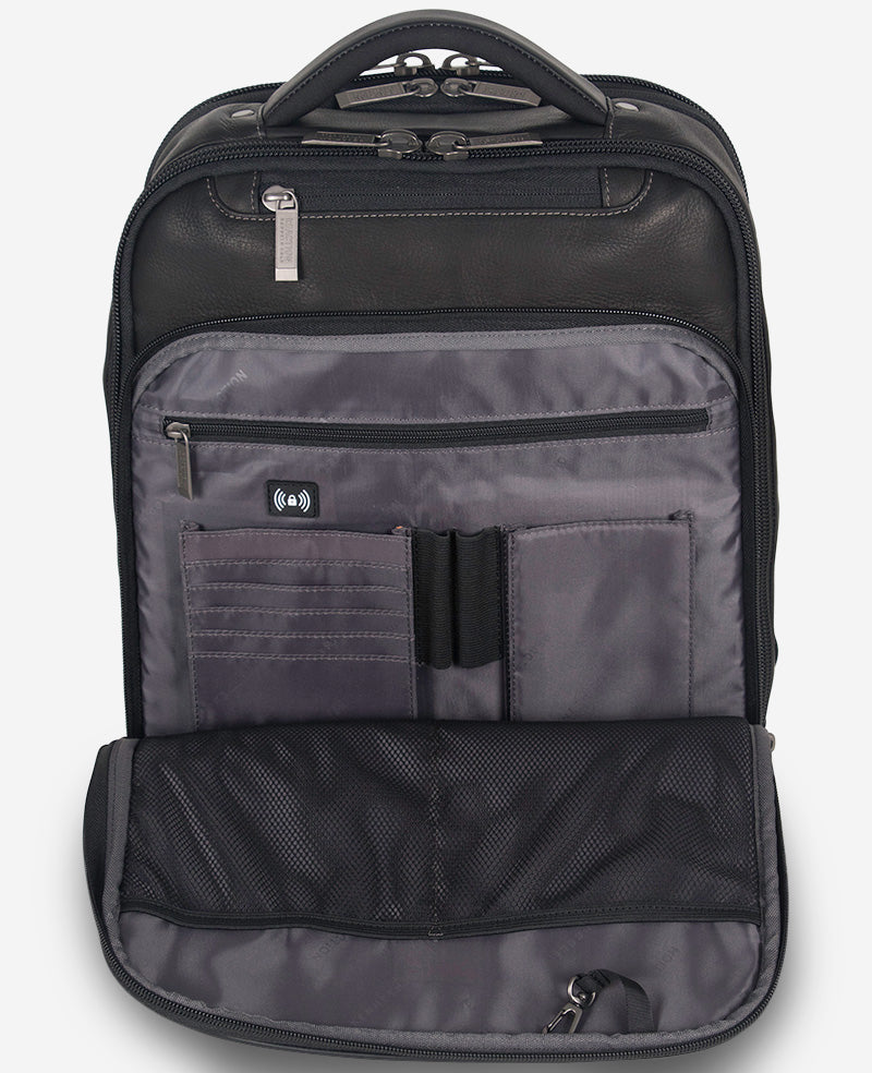 Colombian Leather Backpack | Kenneth Cole BLACK