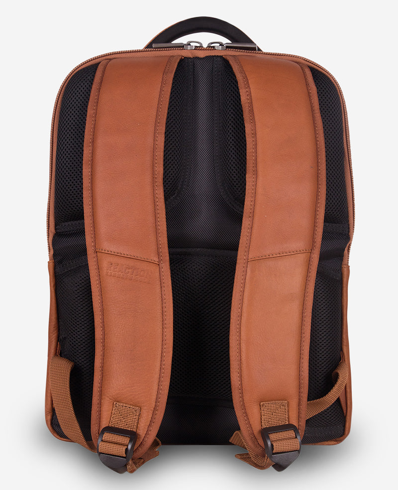 Colombian Leather Backpack | Kenneth Cole COGNAC