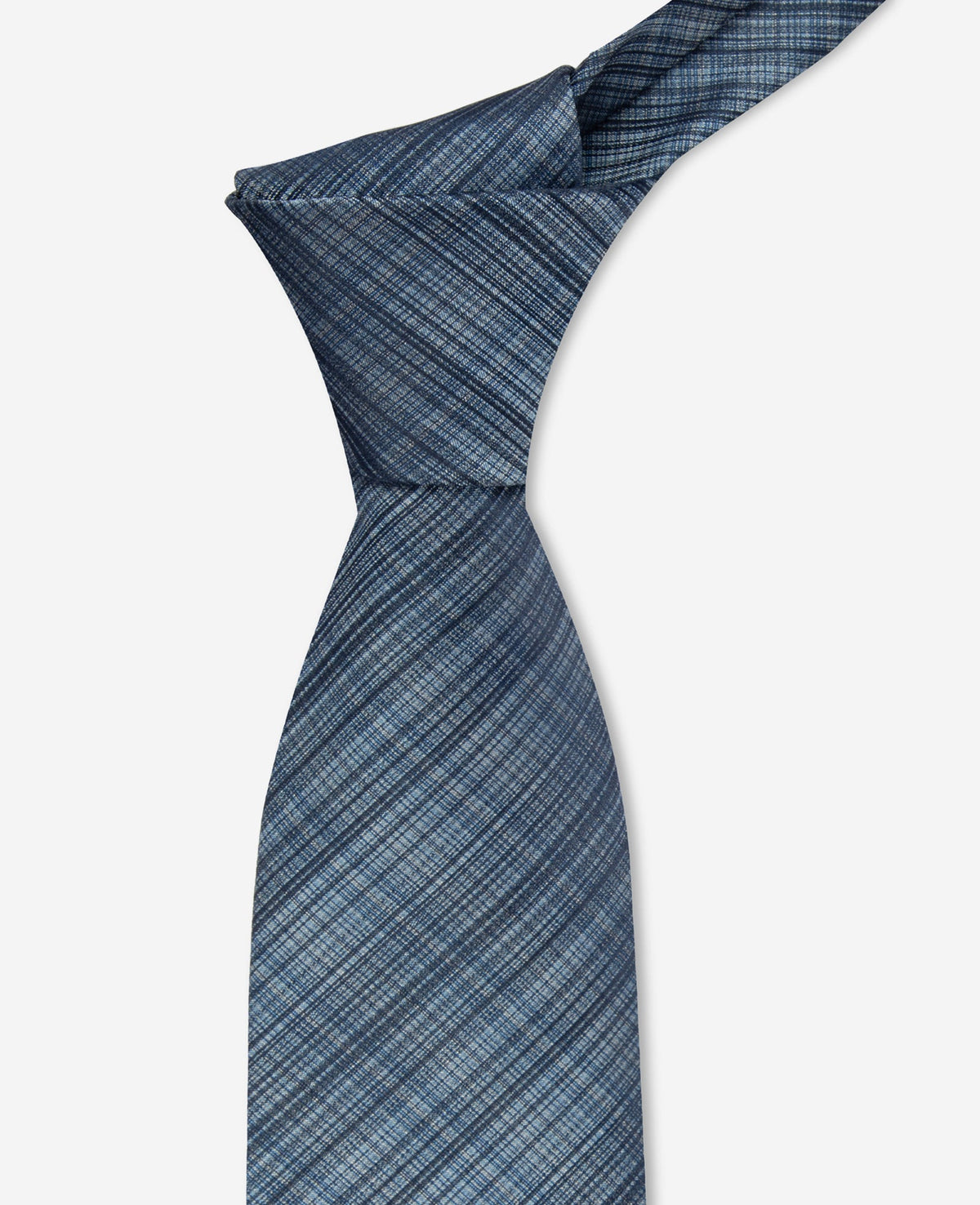 Blue Plaid Tie | Kenneth Cole NAVY
