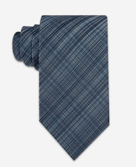 Blue Plaid Tie | Kenneth Cole NAVY