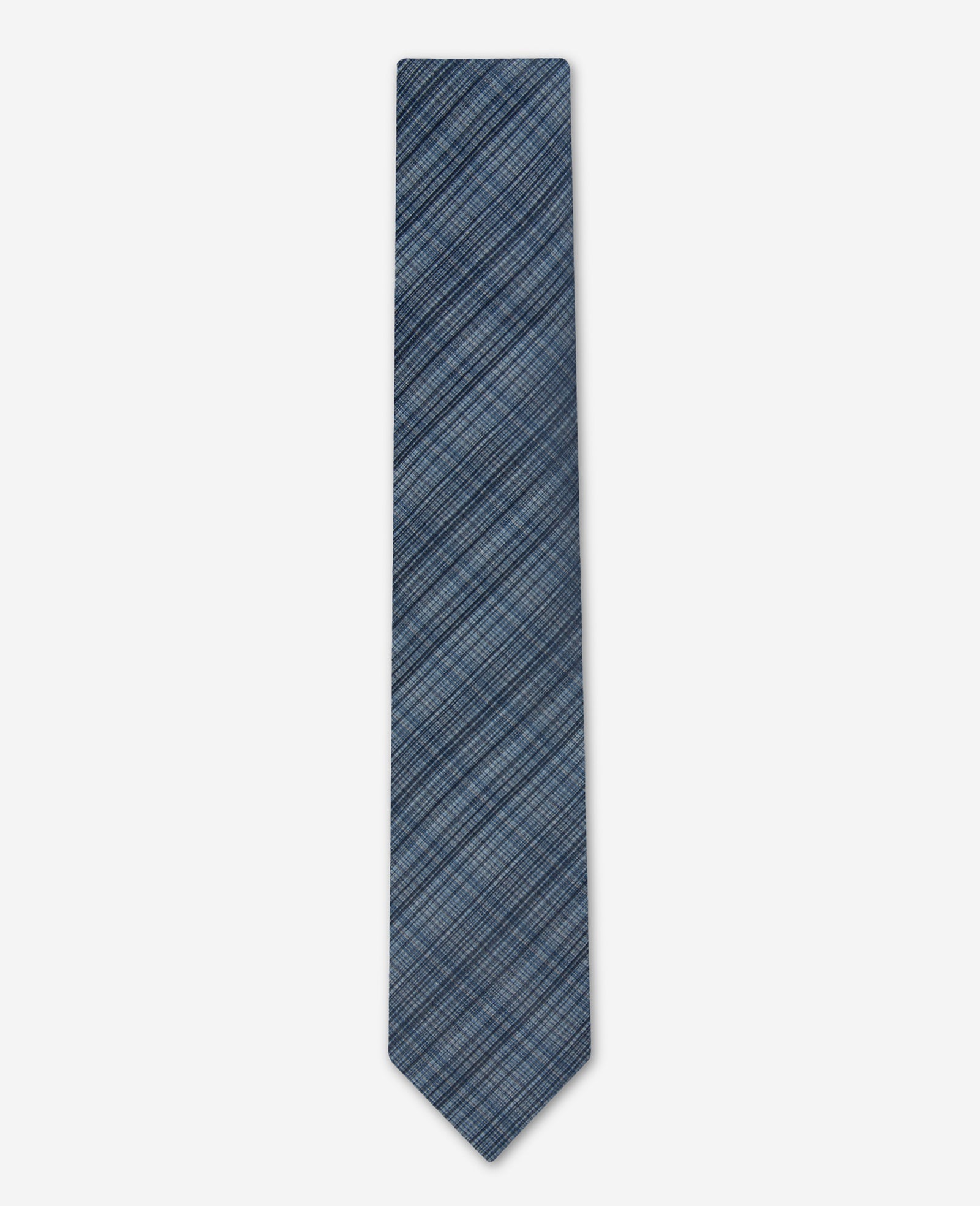 Blue Plaid Tie | Kenneth Cole NAVY
