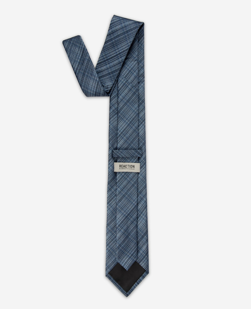 Blue Plaid Tie | Kenneth Cole NAVY