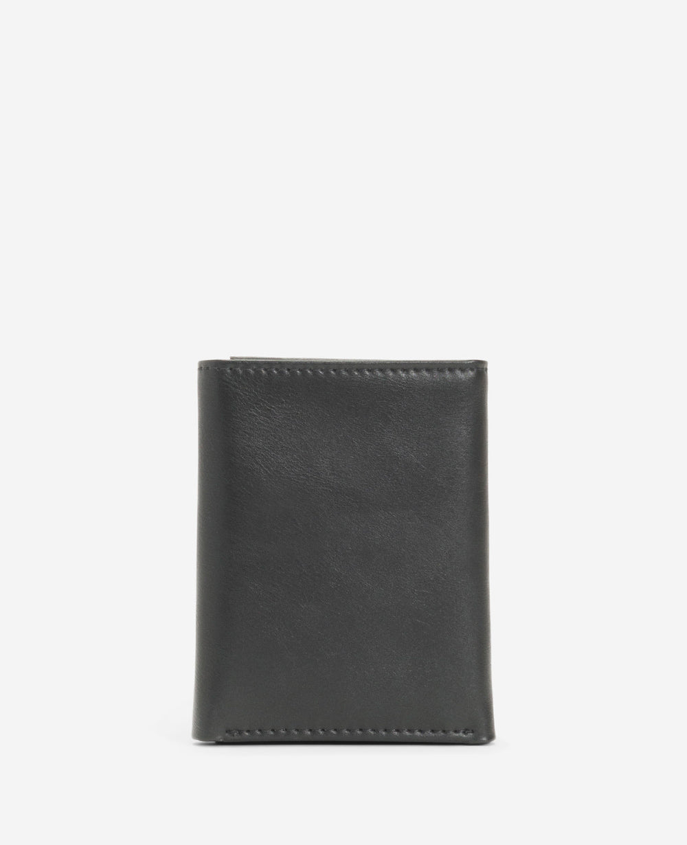 Shop Eugene TECHNI-COLE Leather Trifold Wallet, Black | KC | Kenneth Cole BLACK