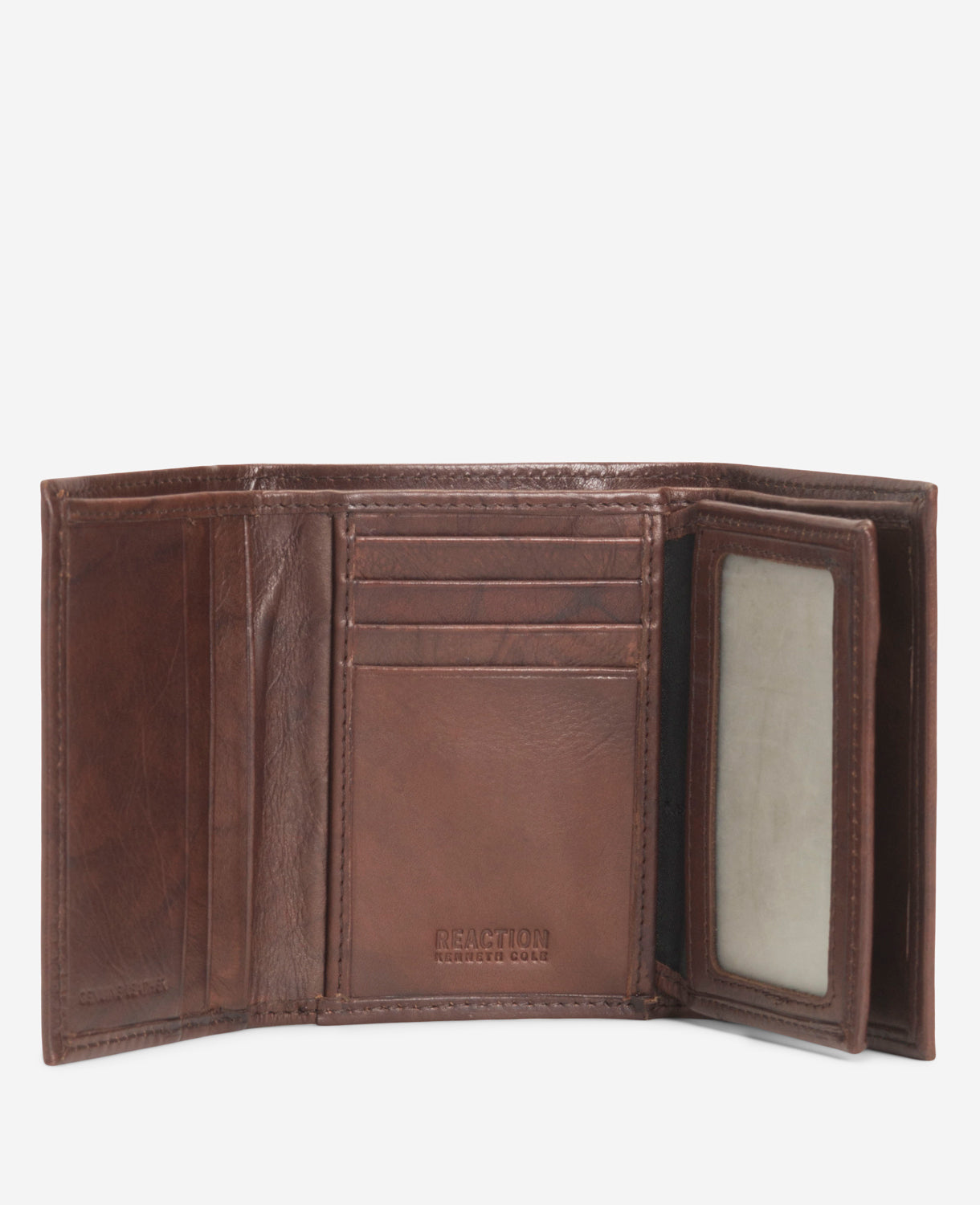 Shop Crunch Leather RFID Slimfold Wallet | Kenneth Cole | Kenneth Cole BROWN