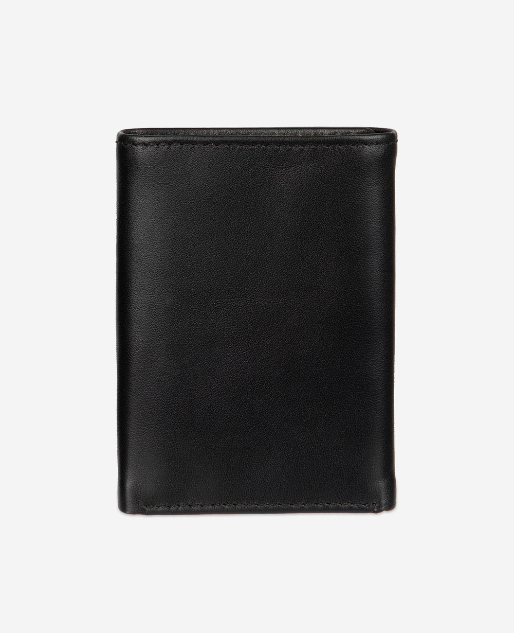 Nappa Leather Trifold Wallet | Kenneth Cole BLACK