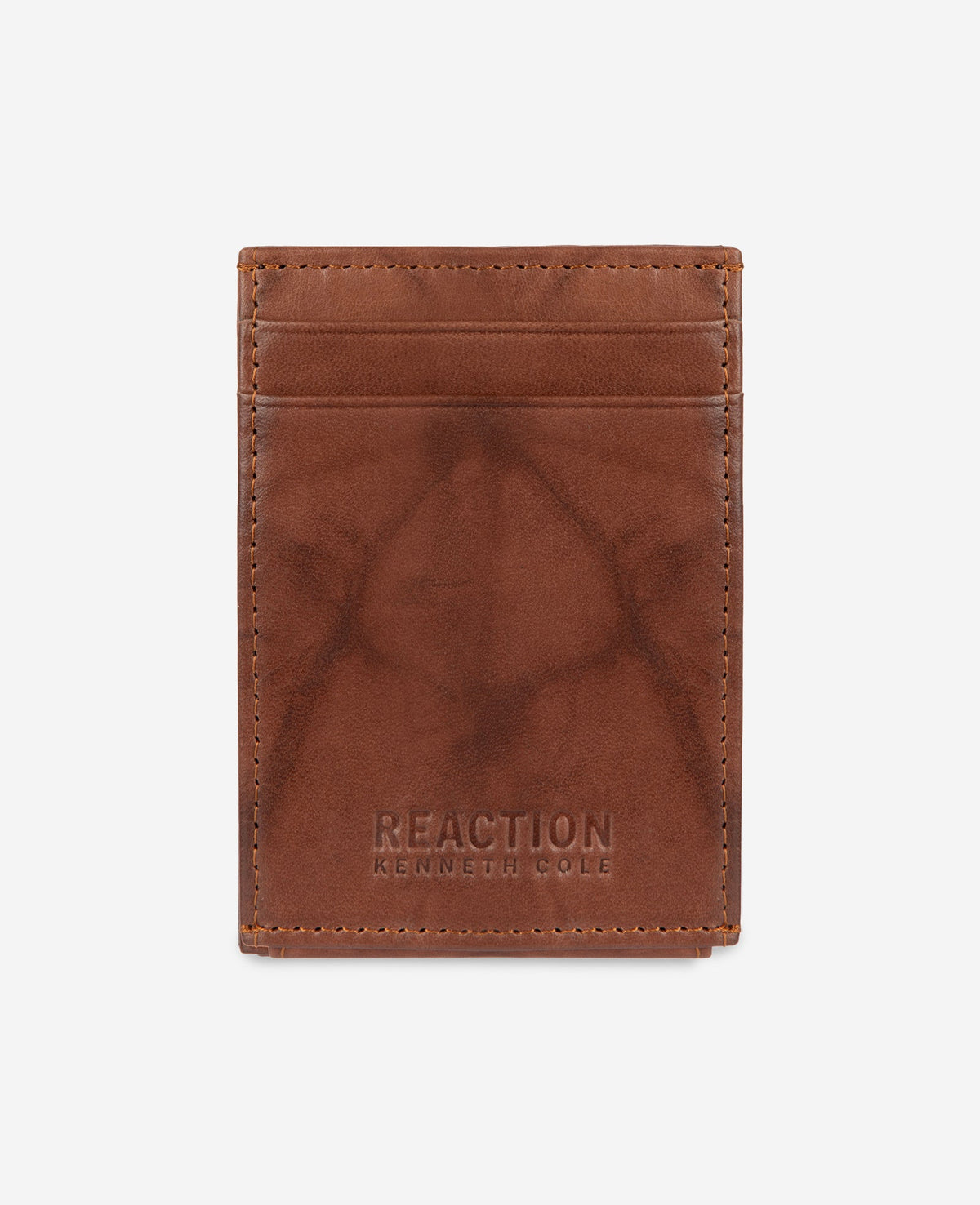 Crunch Leather Wallet | Kenneth Cole TAN
