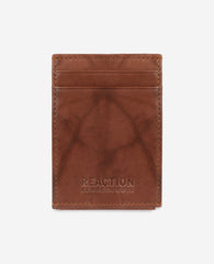 Crunch Leather Wallet | Kenneth Cole TAN