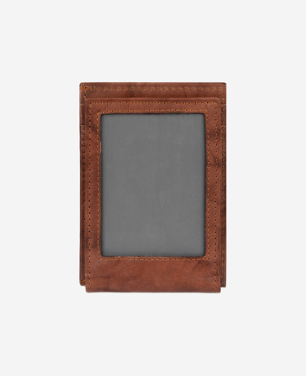 Crunch Leather Wallet | Kenneth Cole TAN