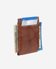 Crunch Leather Wallet | Kenneth Cole TAN