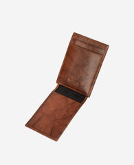 Crunch Leather Wallet | Kenneth Cole TAN