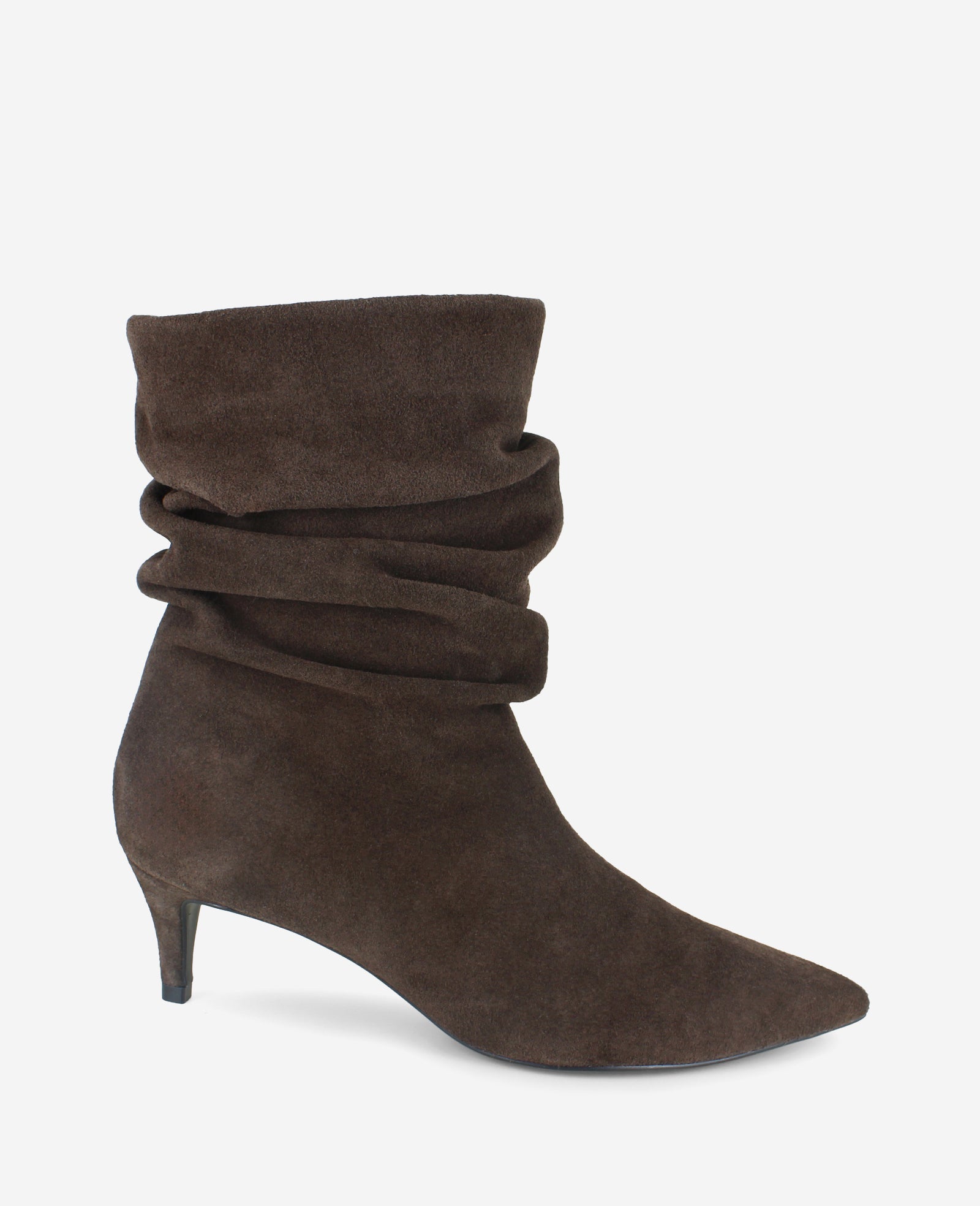 Marsha Suede Kitten Heel Bootie | Kenneth Cole CHOCOLATE SUEDE