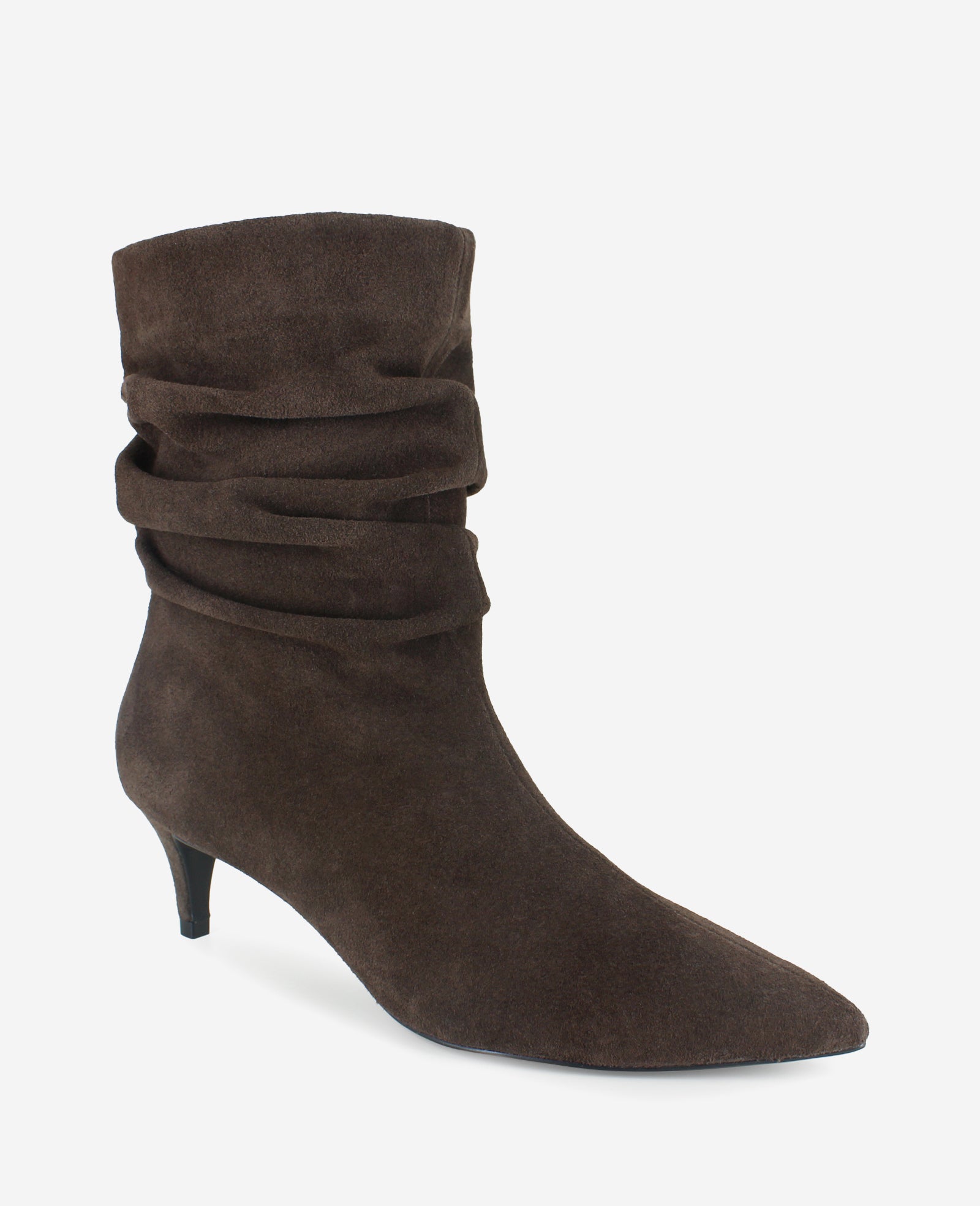 Marsha Suede Kitten Heel Bootie | Kenneth Cole CHOCOLATE SUEDE