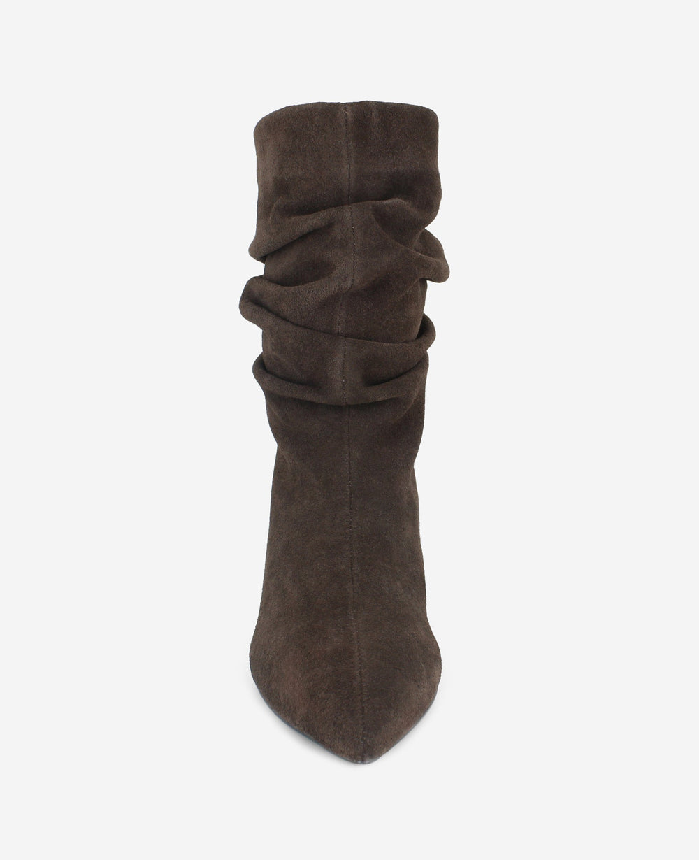 Marsha Suede Kitten Heel Bootie | Kenneth Cole CHOCOLATE SUEDE