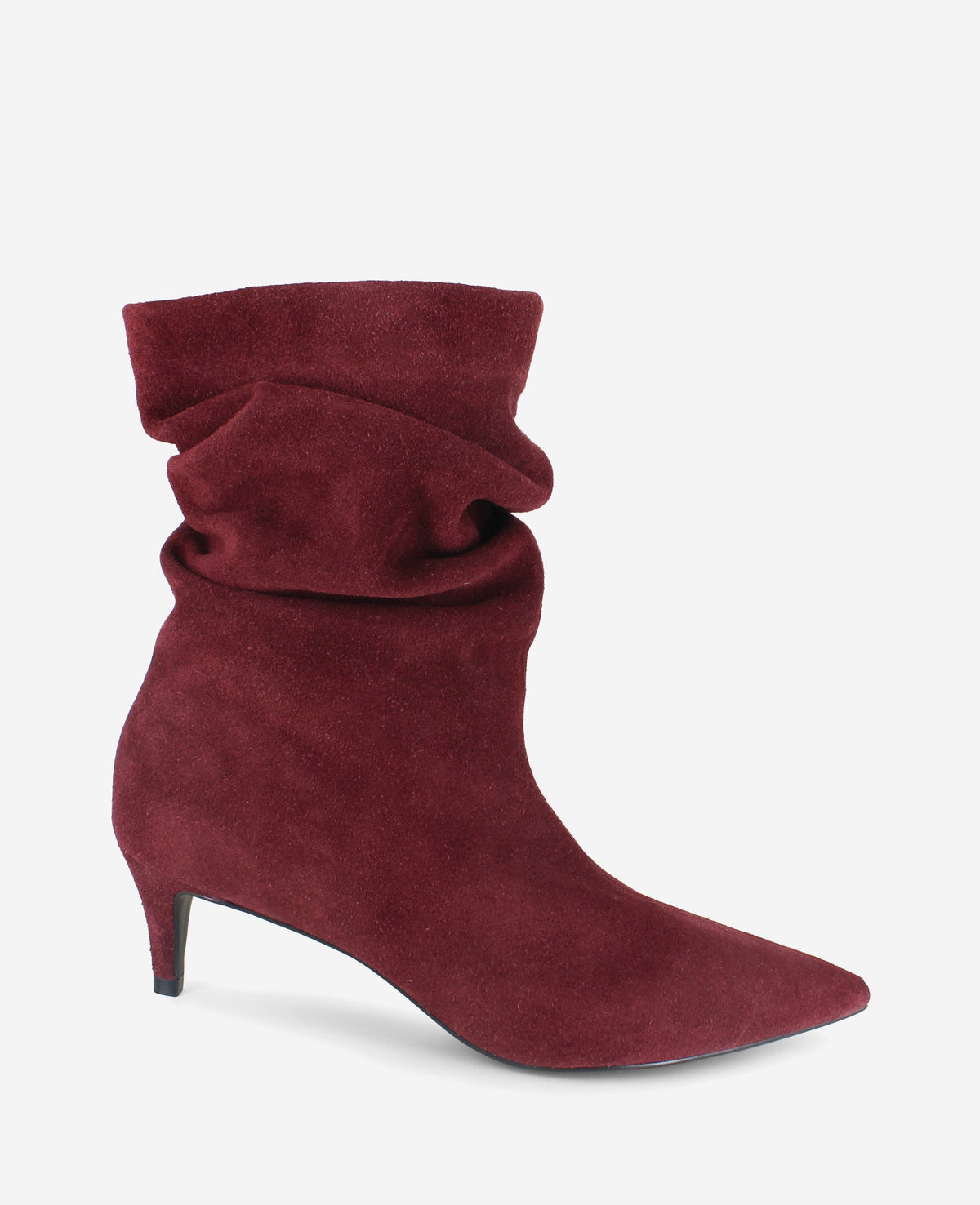 Marsha Suede Kitten Heel Bootie | Kenneth Cole BURGUNDY SUEDE