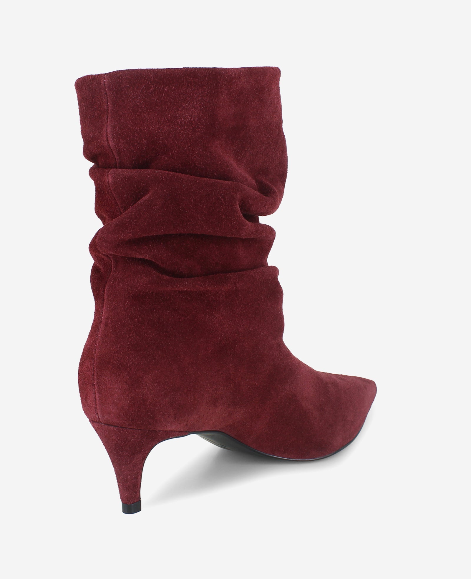 Marsha Suede Kitten Heel Bootie | Kenneth Cole BURGUNDY SUEDE
