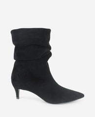 Marsha Suede Kitten Heel Bootie | Kenneth Cole BLACK SUEDE