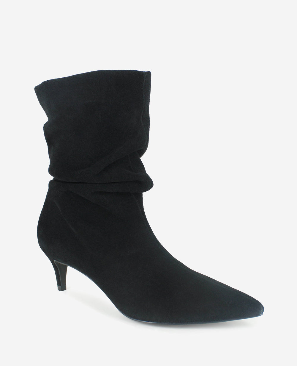 Marsha Suede Kitten Heel Bootie | Kenneth Cole BLACK SUEDE