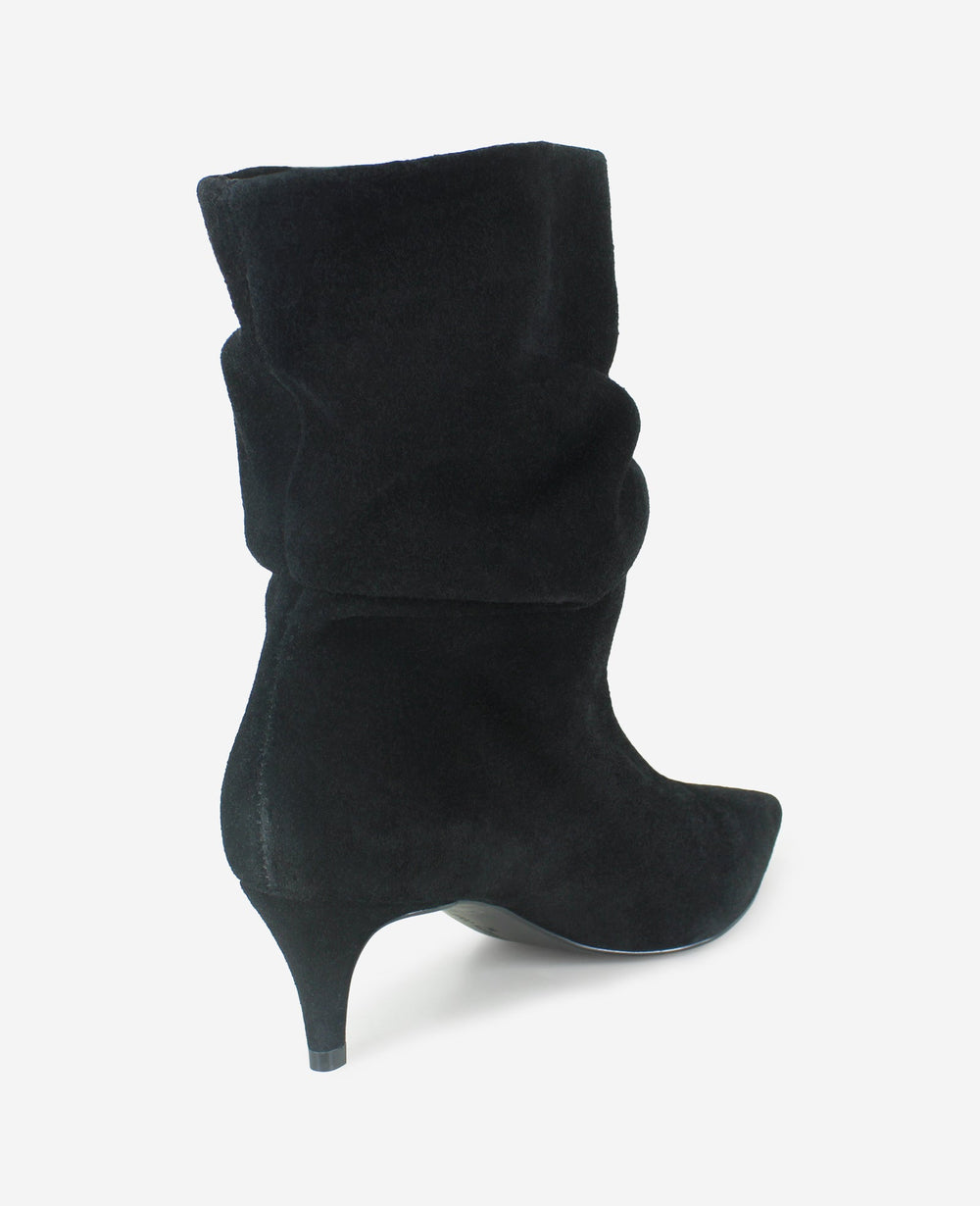 Marsha Suede Kitten Heel Bootie | Kenneth Cole BLACK SUEDE