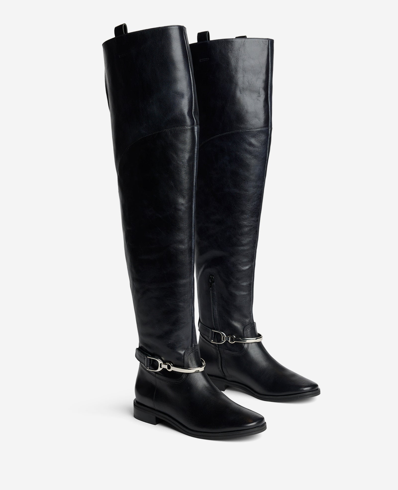 Maza Leather Riding Boot | Kenneth Cole BLACK LEATHER