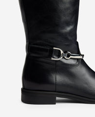 Maza Leather Riding Boot | Kenneth Cole BLACK LEATHER
