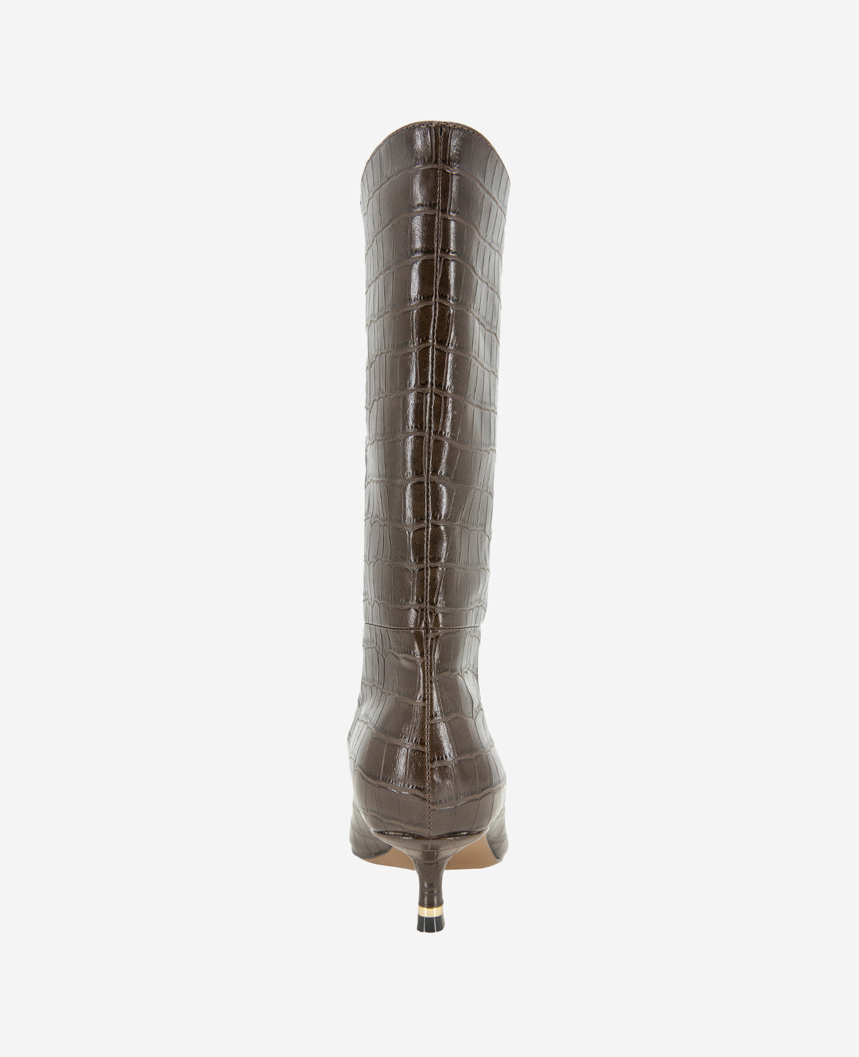 Meryl Leather Croco Bootie | Kenneth Cole DARK BROWN