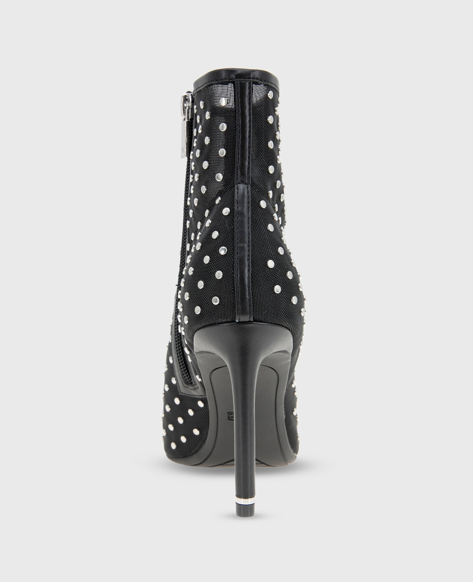 Quincy Mesh Micro Stud Heel Ankle Bootie | Kenneth Cole BLACK MESH