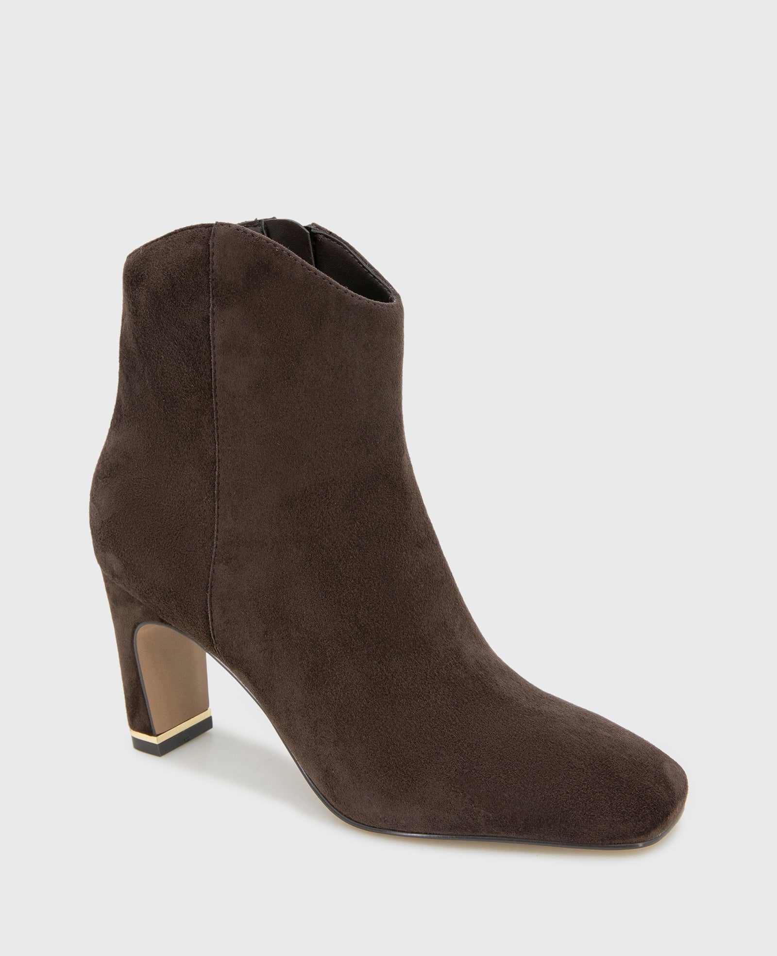 Shop Grizelda Chocolate Suede Heel Boot | Kenneth Cole | Kenneth Cole CHOCOLATE SUEDE