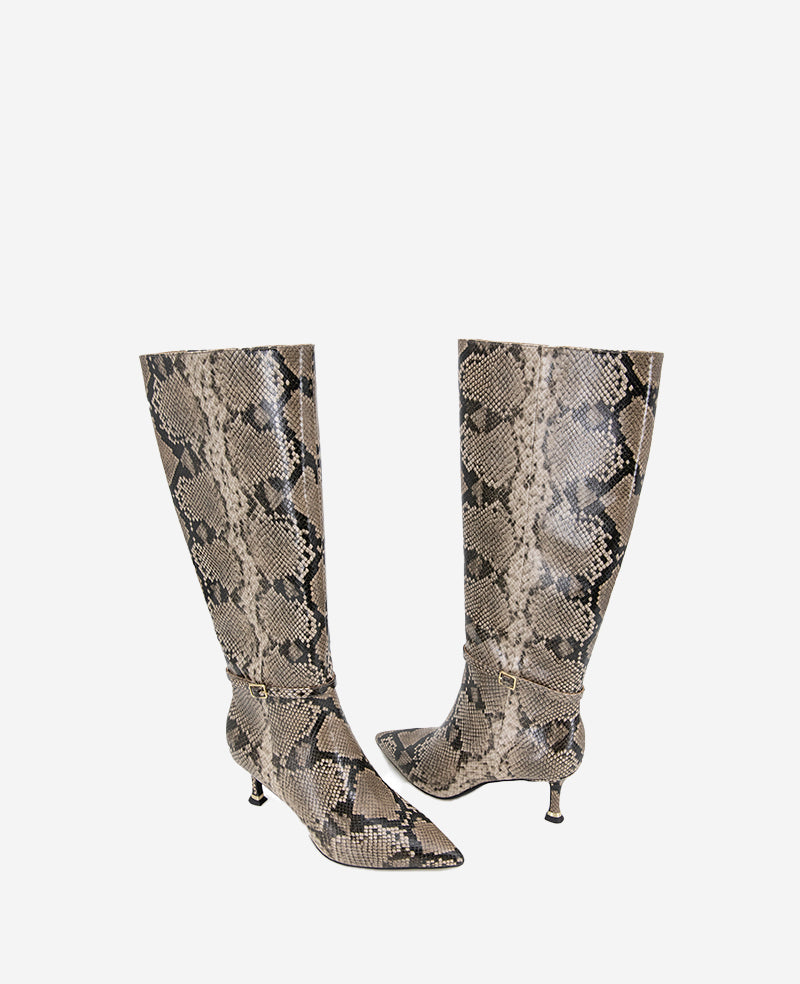 Utah Leather Boot | Kenneth Cole TAUPE SNAKE
