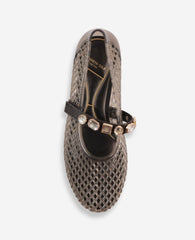 Jazzy Stone Embellished Ballet Flat | Kenneth Cole SMOKE
